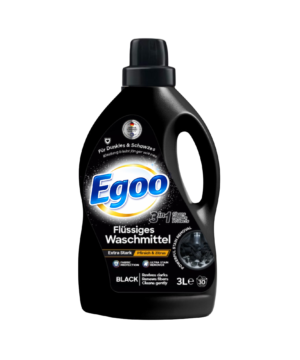 Egoo 3L liquid detergent 60 whashs  Black