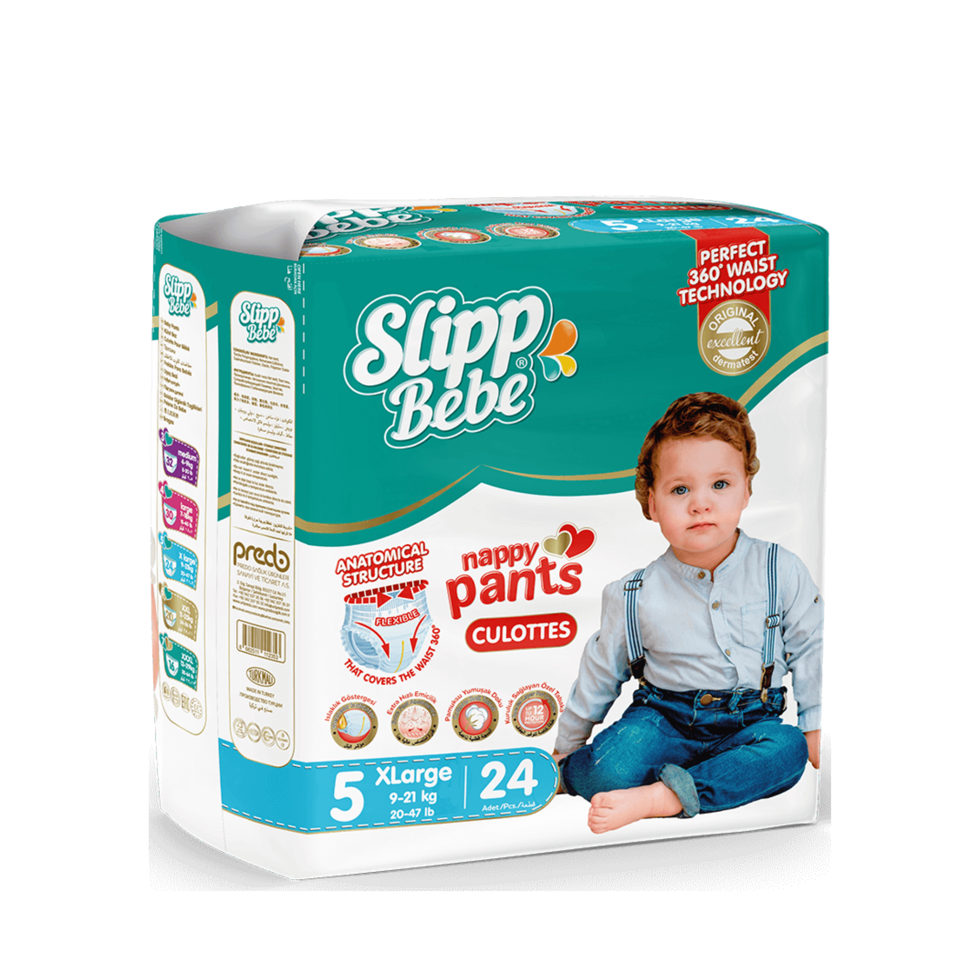 Slipp Bebe Pants Pack Size 5 XLarge