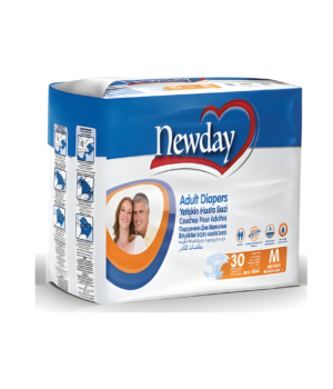 Newday Diapers Size M 30pc